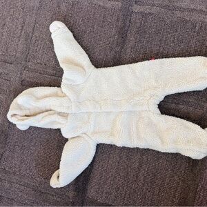 Magnetic Me Cream Fleece Kids Footie